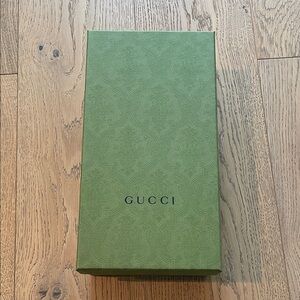 Gucci Olive Green Embossed Box